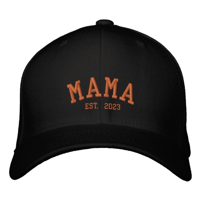 Gorra Bordada Mi mamá más personalizada. (Anverso)