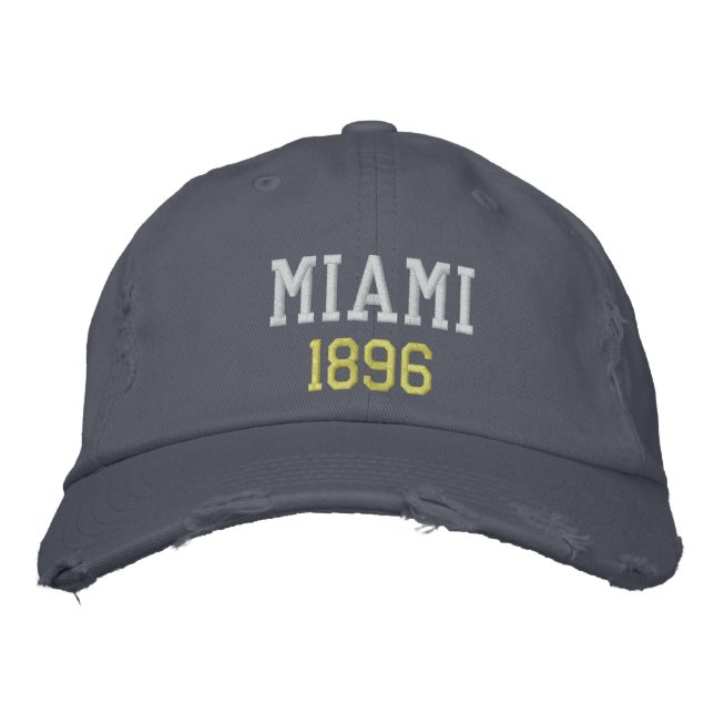 GORRA BORDADA MIAMI 1896 (Anverso)
