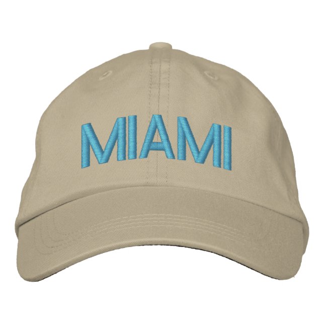 Gorra Bordada Miami Cap (Anverso)