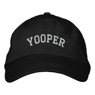 Gorra Bordada Michigan Yooper Embroidered Ajustable Cap Black