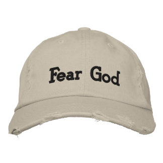 Gorra Bordada Miedo a Dios