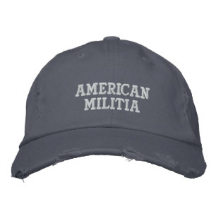 GORRA BORDADA MILICIA ESTADOUNIDENSE