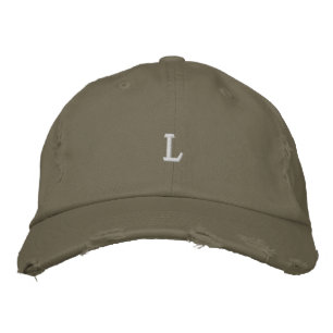 Gorra Bordada Mirada encantadora del sombrero de campo Light Oli