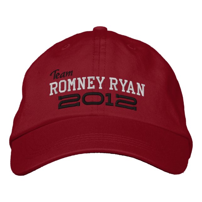 Gorra Bordada Mitt Romney Paul Ryan 2012 (Anverso)