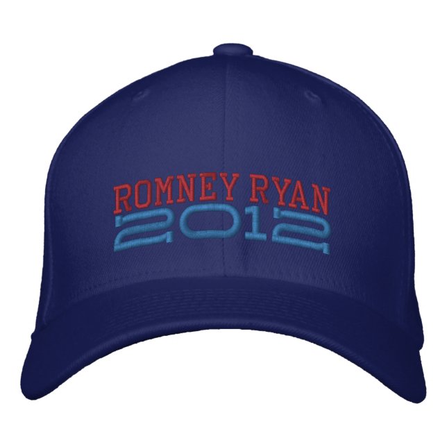 Gorra Bordada Mitt Romney Paul Ryan 2012 (Anverso)