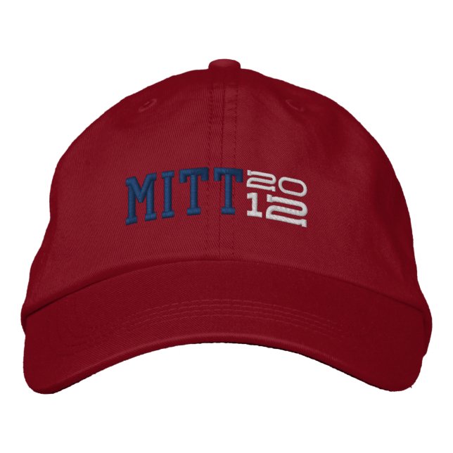 Gorra Bordada Mitt Romney Veintidós 2012 (Anverso)