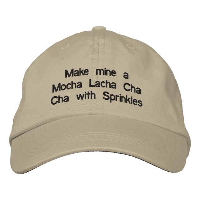 Gorra Bordada Mocha Lacha (Anverso)