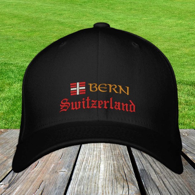 Gorra Bordada Moda Berna y Suiza / Patriotas de la bandera suiza (Subido por el creador)