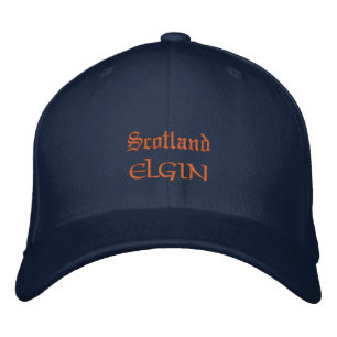 Gorra Bordada Moda de Escocia y ELGIN / Patriotas escoceses