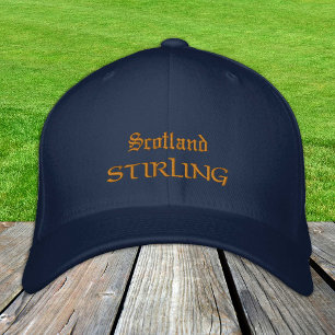 Gorra Bordada Moda de Escocia y STIRLING / Patriotas escoceses