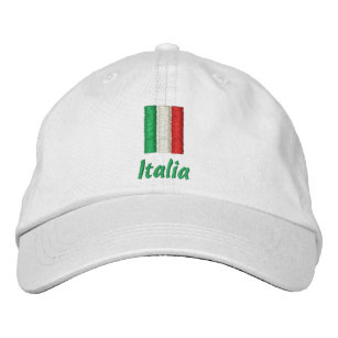 Gorra Bordada Moda de la bandera italiana/Patriotas italianos