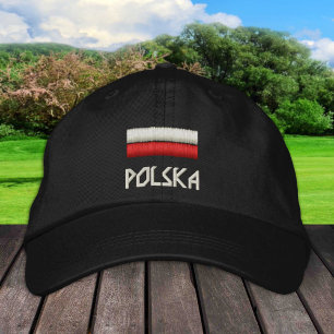 Gorra Bordada Moda de Polonia y la bandera polaca / Patriotas po