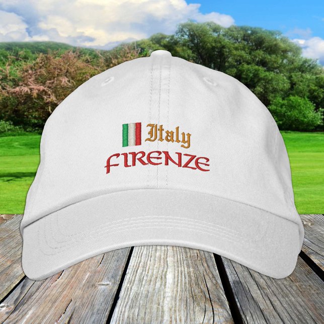 Gorra Bordada Moda Firenze & Italy / Patriotas de la bandera ita (Subido por el creador)