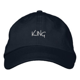Gorra Bordada Moda Real KINGS con este Color navy-cap Hombres 