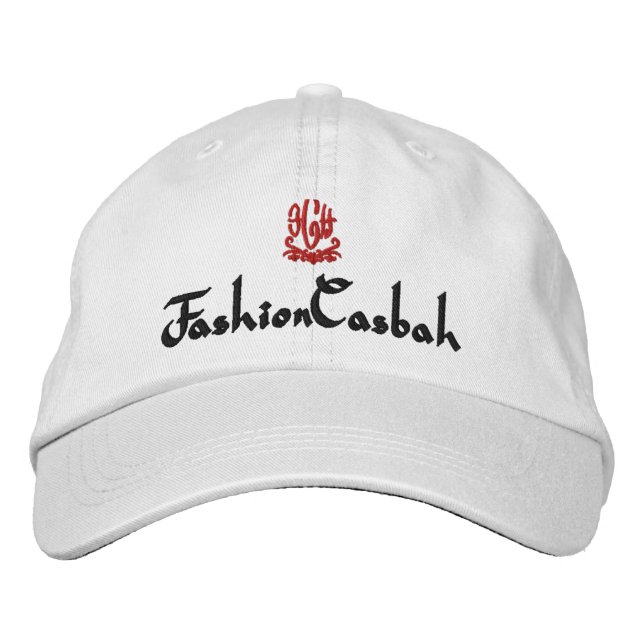 Gorra Bordada ModaCasbah White (Anverso)