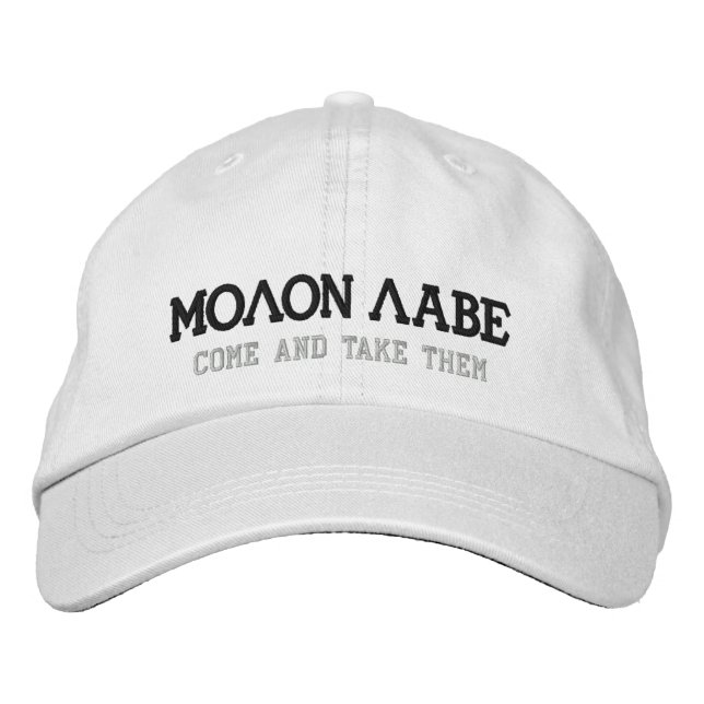 GORRA BORDADA MOLON LABE (Anverso)