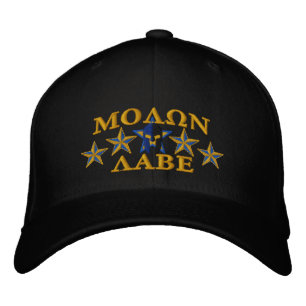 Gorra Bordada Molon Labe Guerrero Espartano Cinco Estrellas