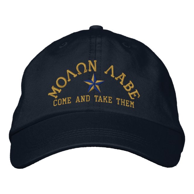 Gorra Bordada Molon Labe Star Embroidery (Anverso)