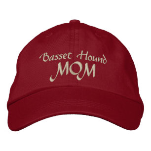 Gorra Bordada MOM de perro heliano basset