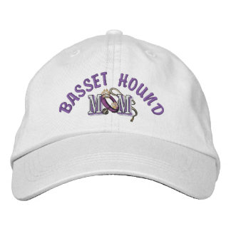 Gorra Bordada MOM de perro heliano basset