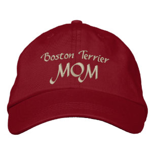 Gorra Bordada MOM del perro del terror de Boston