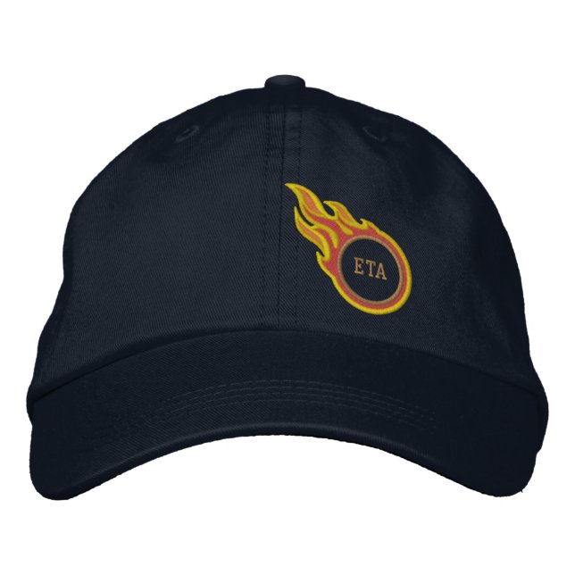 Gorra Bordada Monograma de bala de Carreras personalizada (Anverso)