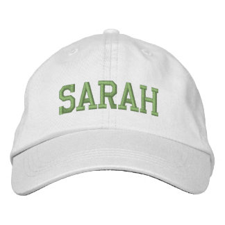 Gorra Bordada Monograma de bloque atlético verde personalizado c