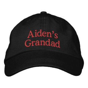 Gorra Bordada Monograma del nombre del nieto para Abuelo