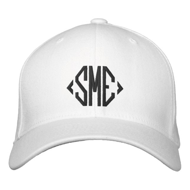 Gorra Bordada Monograma Iniciales Monogramadas Personalizado Per (Anverso)