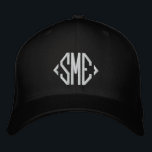 Gorra Bordada Monograma Iniciales Monogramadas Personalizado Per<br><div class="desc">El Personalizado de Iniciales Monogramadas (Monograma Monogramed Inicials) y el tapón de béisbol bordado personalizado presentan el sencillo y moderno monograma bordado de sus iniciales. Perfecto como regalo para la familia y amigos por cumpleaños, Navidades, Día del Padre, Día de la Madre, bodas y más. Creado por Evco Studio www.zazzle.com/store/evcostudio...</div>