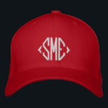 Gorra Bordada Monograma Iniciales Monogramadas Personalizado Per<br><div class="desc">El Personalizado de Iniciales Monogramadas (Monograma Monogramed Inicials) y el tapón de béisbol bordado personalizado presentan el sencillo y moderno monograma bordado de sus iniciales. Perfecto como regalo para la familia y amigos por cumpleaños, Navidades, Día del Padre, Día de la Madre, bodas y más. Creado por Evco Studio www.zazzle.com/store/evcostudio...</div>