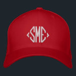 Gorra Bordada Monograma Iniciales Monogramadas Personalizado Per<br><div class="desc">El Personalizado de Iniciales Monogramadas (Monograma Monogramed Inicials) y el tapón de béisbol bordado personalizado presentan el sencillo y moderno monograma bordado de sus iniciales. Perfecto como regalo para la familia y amigos por cumpleaños, Navidades, Día del Padre, Día de la Madre, bodas y más. Creado por Evco Studio www.zazzle.com/store/evcostudio...</div>