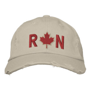 Gorra Bordada Monograma Personaliza el bordado de hoja de arce