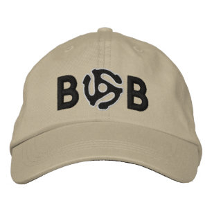 Gorra Bordada Monograma Personalizar 45 espaciador DJ tapón bord