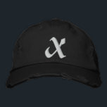 GORRA BORDADA MONOGRAMOS<br><div class="desc">Su propia X inicial bellamente bordada. Para cambiar a la letra,  haga clic en personalizar,  quite la letra existente y escriba la propia.</div>