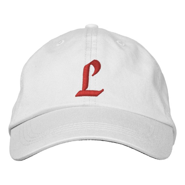 GORRA BORDADA MONOGRAMOS (Anverso)