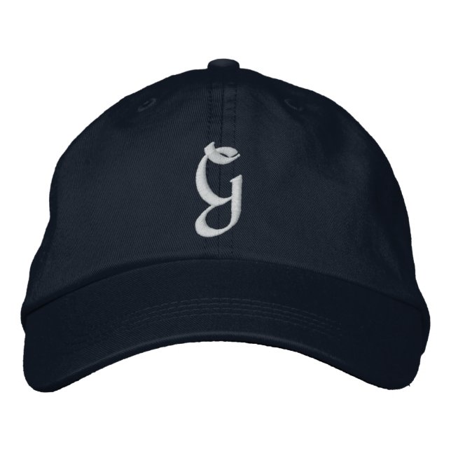 GORRA BORDADA MONOGRAMOS (Anverso)