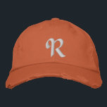 GORRA BORDADA MONOGRAMOS<br><div class="desc">Tu propia R inicial bellamente bordada. Para cambiar a la letra haga clic en personalizar,  quite la letra existente y escriba la suya. com.</div>