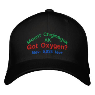 Gorra Bordada Monte Chiginagak Alaska Elevation Cap