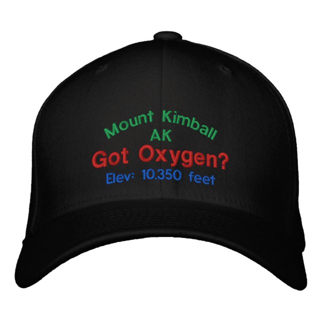 Gorra Bordada Monte Kimball Alaska Elevation Cap (Anverso)