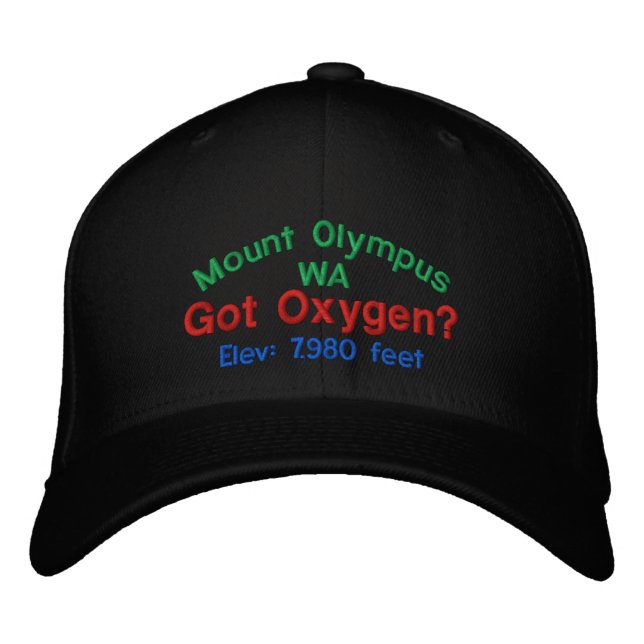 Gorra Bordada Monte Olympus Washington Elevation Cap (Anverso)
