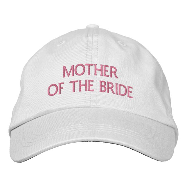 Gorra Bordada Mother of the Bride (Anverso)