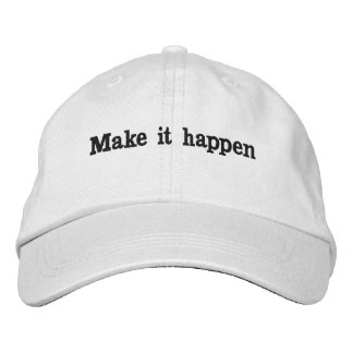 Gorra Bordada Motivacional "Haz que suceda"