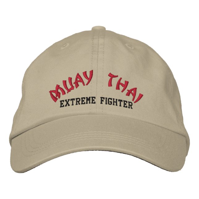 Gorra Bordada Muay Thai (Anverso)