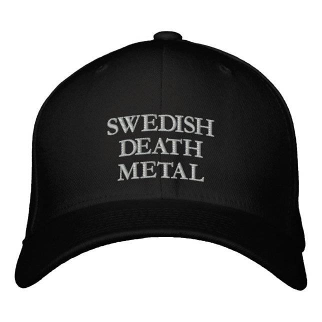 GORRA BORDADA MUERTE METALIZADO (Anverso)