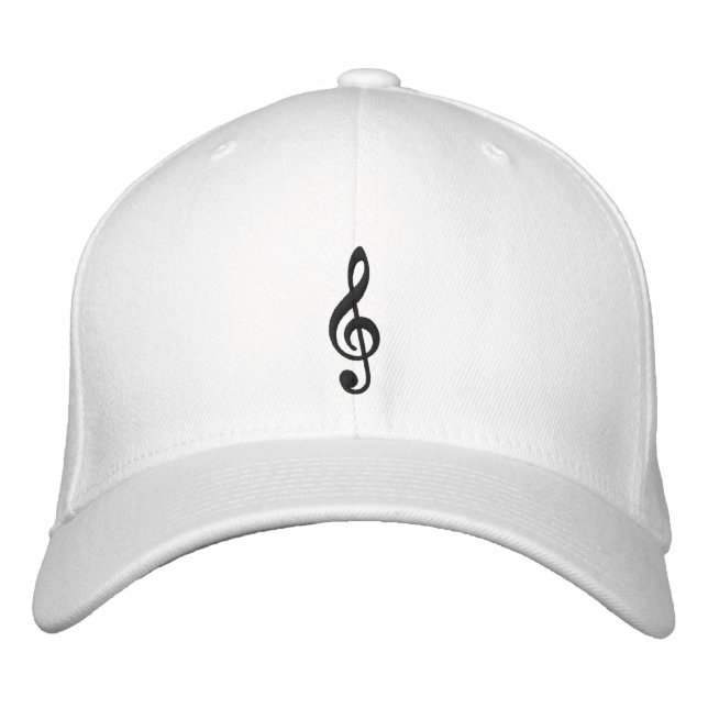Gorra Bordada Music Notes Embroidered Cap (Anverso)