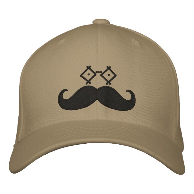 Gorra Bordada Mustache Eyeware (Anverso)