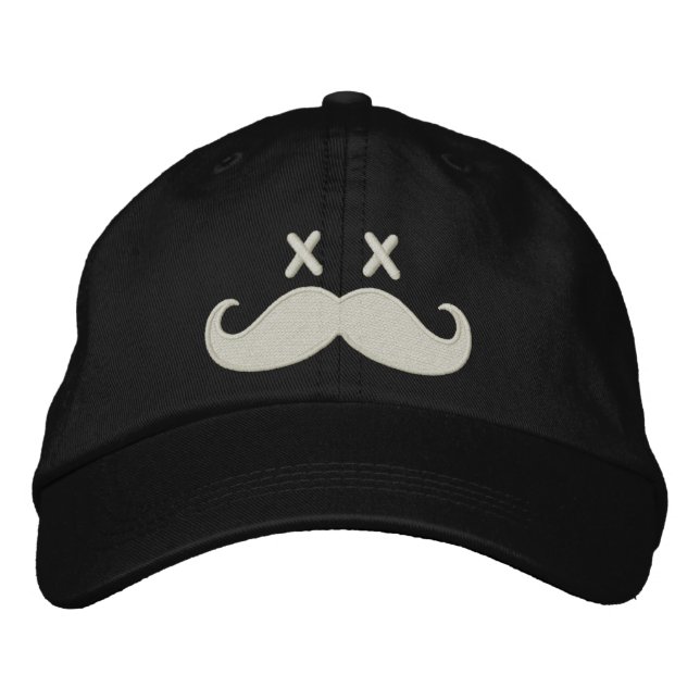 Gorra Bordada Mustache muerto (Anverso)