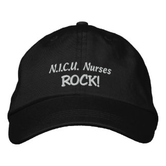 Gorra Bordada N.I.C.U. Enfermeras Rock!