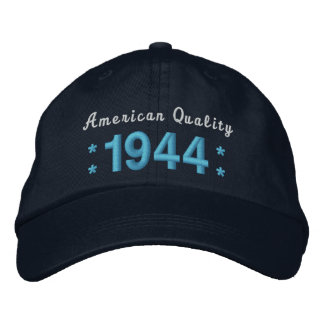 Gorra Bordada Nacido en 1944 o en cualquier año 70 cumpleaños A0
